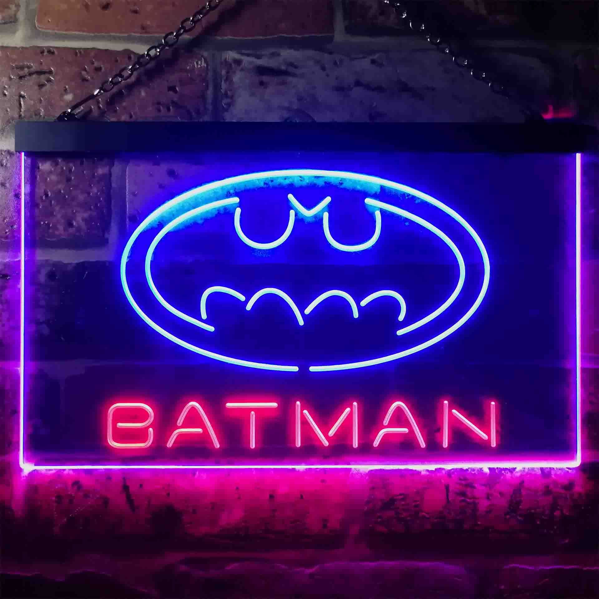 Batman Dual LED Neon Light Sign